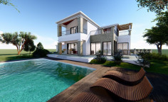 Beautiful 4 bedrooms house with swimming pool for sale in Sea Caves Pegeia