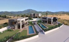 3 bedroom unfurnished house with swimming pool for sale in Parekklisia