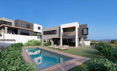 3 bedroom unfurnished house with swimming pool for sale in Parekklisia