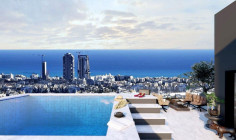 Luxury 3 bedrooms penthouse with swimming pool for sale in Agios Athanasios