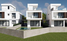For bed house with swimming pool for sale in Agios Tychonas