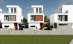 4 house with swimming pool for sale in Agios Tychonas