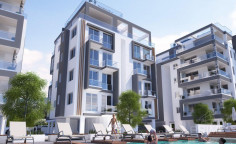 2 bedroom penthouse with swimming pool for sale in Kato Polemidia