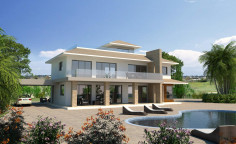 5 bedroom beachfront villa with pool in Ormidia 
