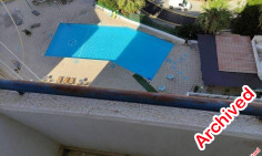 1 bedroom furnished apartment with swimming pool to rent in Agioi Omologites