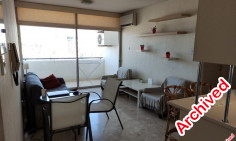 1 bedroom furnished apartment with swimming pool to rent in Agioi Omologites