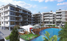 Two bedrooms apartment with swimming pool for sale in Livadia