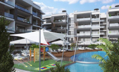 Spacious two bedroom apartment with swimming pool for sale in Livadia
