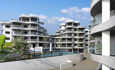 Spacious 2 beds apartment with swimming pool for sale in Livadia