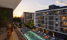 Large 1 bedrooms apartment with swimming pool for sale in Zakaki