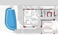 Large 2 bed apartment with swimming pool for sale in Yeroskipou