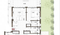 Large 2 bed apartment with swimming pool for sale in Yeroskipou