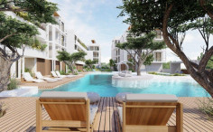 Beautiful 1 bed apartment with swimming pool for sale in Paralimni