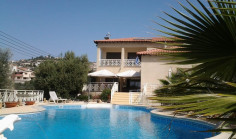 Beautiful 3 bedroom furnished house with swimming pool for sale in Agios Tychonas