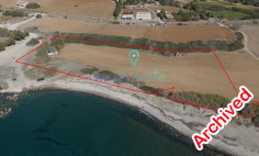 11706m2 beach front plot , Larnaca