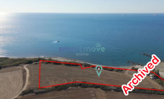 11706m2 beach front plot , Larnaca