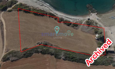 11706m2 beach front plot , Larnaca