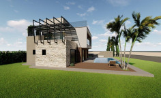 Large 4 bedroom house with swimming pool for sale in Kouklia