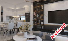 Luxury 2 bedroom apartment 77 m2 for sale in Livadia