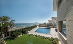 Sea front detached villa in Dekelia road, Larnaca 