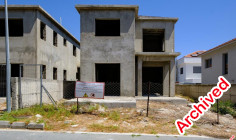 Two incomplete houses in Episkopi, Limassol 