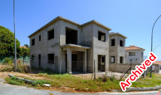 Two incomplete houses in Episkopi, Limassol 