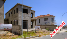 Two incomplete houses in Episkopi, Limassol 