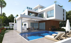 Three detached villas in Dekelia road, Larnaca 
