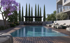 Lovely two bedrooms apartment with swimming pool for sale in Germasogeia