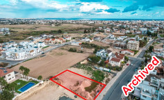 Residential land with planning permit in Aradippou, Larnaca , Larnaca