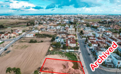 Residential land with planning permit in Aradippou, Larnaca , Larnaca