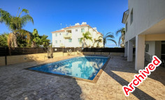Beautiful 2 bedroom furnished apartment with swimming pool for sale in Paralimni