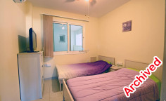 2 bedrooms furnished apartment with swimming pool for sale in Paralimni