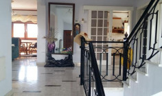 A four bedroom detached house for sale just off Dekelia road with private swimming pool and comes with title deeds