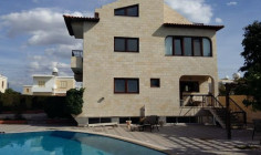 A four bedroom detached house for sale just off Dekelia road with private swimming pool and comes with title deeds