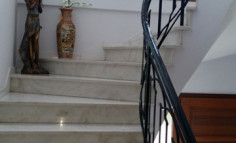 A four bedroom detached house for sale just off Dekelia road with private swimming pool and comes with title deeds