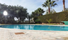 A four bedroom detached house for sale just off Dekelia road with private swimming pool and comes with title deeds