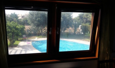 A four bedroom detached house for sale just off Dekelia road with private swimming pool and comes with title deeds