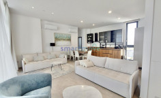 3 bedroom panoramic sea view apartment for rent Potamos Germasogeias Limassol 