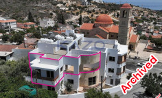 Spacious unfurnished two bedroom apartment Agios Tychonas 