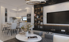 Modern 1 bedroom apartment in Larnaca, close to the land of tomorrow project 