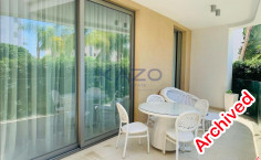 Large 2 bedroom furnished apartment with swimming pool to rent in Agios Tychonas
