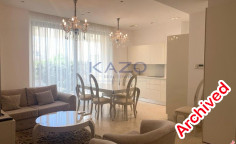 Large 2 bedroom furnished apartment with swimming pool to rent in Agios Tychonas