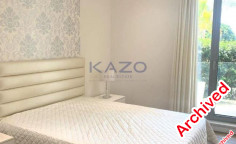 Large 2 bedroom furnished apartment with swimming pool to rent in Agios Tychonas