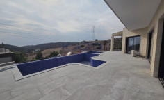 Modern Parekklisia villa with sea view pool 
