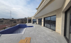 Modern Parekklisia villa with sea view pool 
