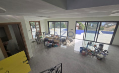 Modern Parekklisia villa with sea view pool 