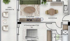 Modern 1 bedroom apartment for sale in Ypsonas 