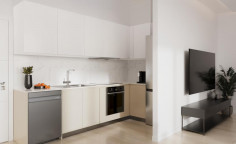 Large one bed apartment with swimming pool for sale in Livadia