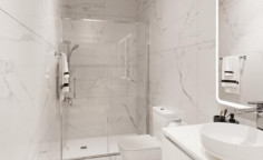 Large one bed apartment with swimming pool for sale in Livadia